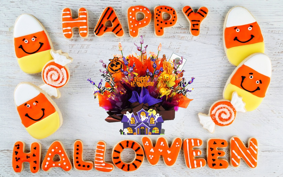 キャンディーブーケのハロウィン